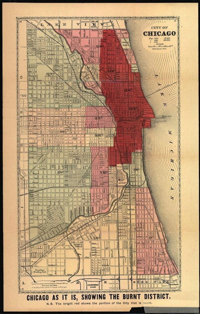 Image result for the great chicago fire of 1871