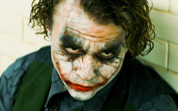 Heath Ledger stuns as The Joker in The Dark Knight