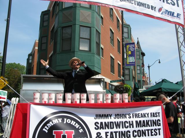 Welcome to the Jimmy John\'s Freaky Fast Sandwich Making and Eating Competition