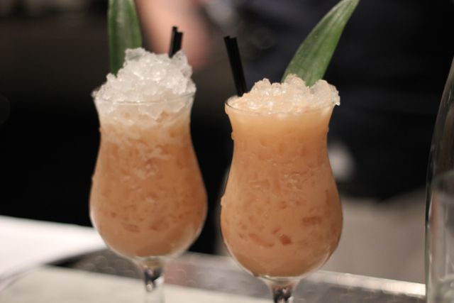 Bartender Tyler Fry\'s \"Ma La Colada\" gets inspiration from Szechwan cooking with this spicy Pina Colada. He says it is a poolside drink with a twist.