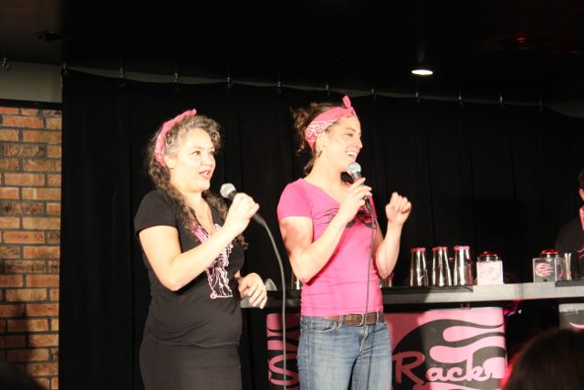 The co-creators Lynnette Marrero and Ivy Mix addressed the crowd before the competition began.