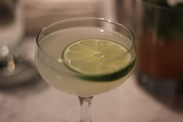 The Gin Gimlet, an example of a sour cocktail.