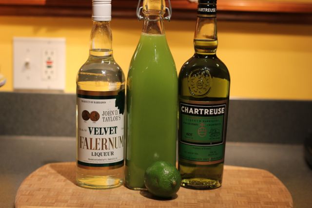 Now that the verdita is done, it\'s time to make the cocktail.