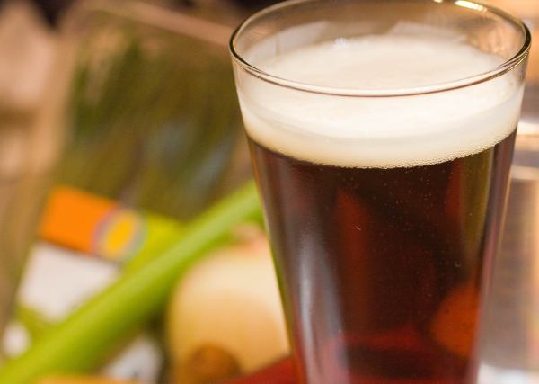 Also, a beer.  It doesn\'t go into the soup. It goes into you.  It makes cooking better.  Trust us.