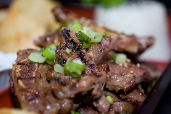 Korean Kalbi.  Korean style marinated beef short ribs.