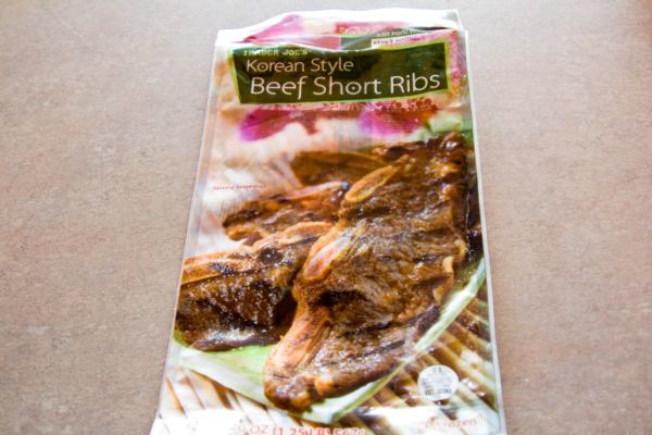 Trader Joe\'s Korean Style Beef Short Ribs.  In the frozen food section.