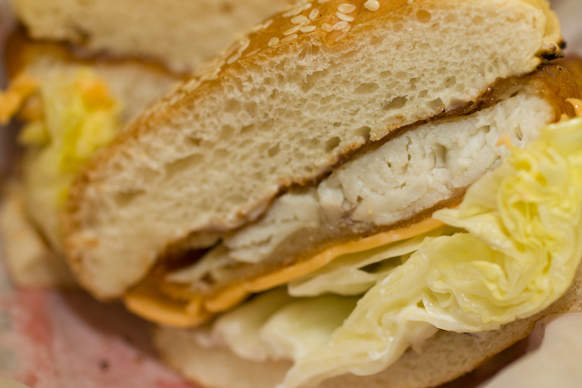 Fish sandwich calling our name.