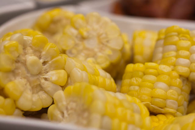 Perfect portions of corn.