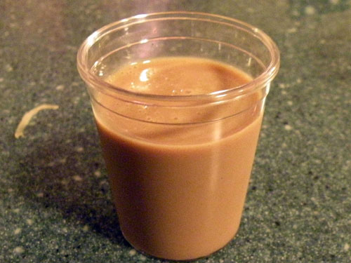 Another surprise for us was this homemade Irish cream. We got the recipe, too.