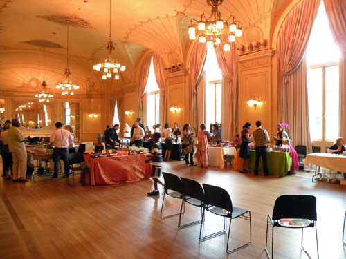 Symphony Center\'s Grainger Ballroom was the perfect setting for the salon.
