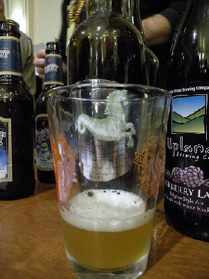 From The Lost Abbey in San Marcos, CA comes \"Isabella Proximus.\" This is a barrel aged American Wild Ale. Fans of farmhouse ales will be attracted to the extreme sourness of this beer.