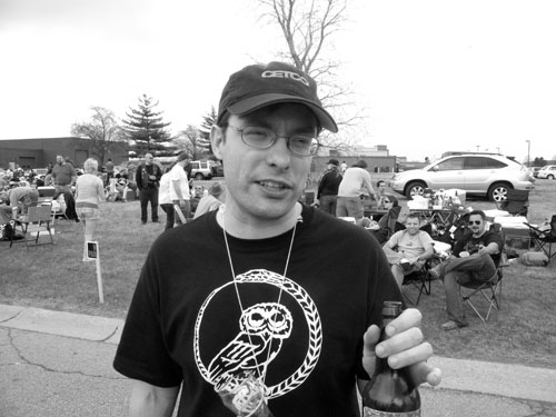 Forget the guest taps.  This man is part of a Lombard-based homebrew club called \<a href=\"http://www.theinebriati.com\"\>The Inebriati\<\/a\>.  His homemade ale, brewed with cardamom, was one of the best beers I\'ve tasted all day.
