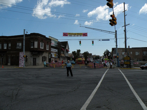 The entrance to the festival at Indianapolis Blvd. and 119th Street in Whiting