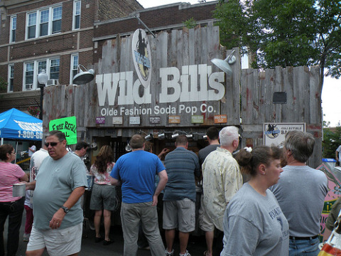 Wild Bills offered free refills of their sodas with the purchase of a souvenir cup.