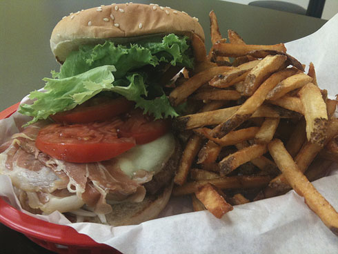 Behold the Italian Burger from Neu Uber Burger in Evanston