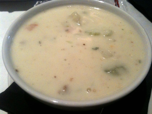 Soup of the Day Friday was cream of potato soup. Very rich