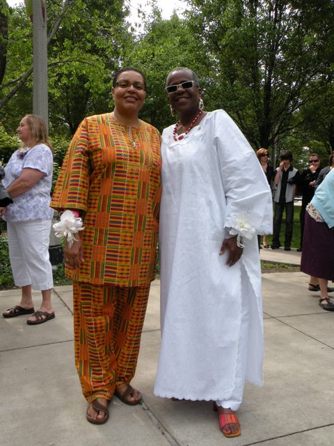 Shirley Lee-Edwards, left, and Rev. Brenda E. Lee. (Chuck Sudo/Chicagoist)