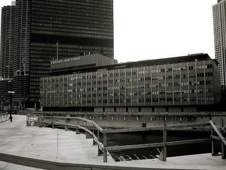 Sun Times Building.  Thems were the days.