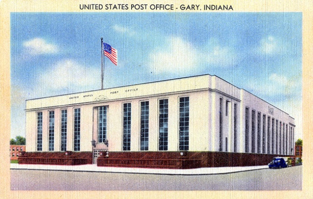 Gary\'s Main Post Office, in Better Days