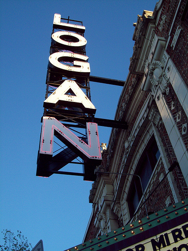 The restored marquee.