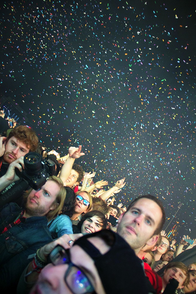 Crowd at Flaming Lips. Photo by Jessica Mlinaric.