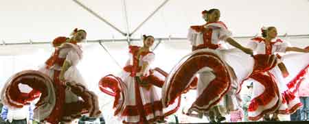 Traditional Mexican dance, per the Mexican Dance Ensemble Saturday.