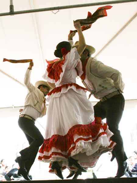 Dancers performed a variety of dances at Saturday\'s festival.