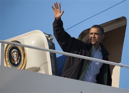 Obama leaves O\'Hare this morning for a trip to the Gulf Coast.