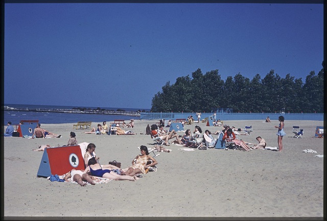South Shore Country Club beach, July 4, 1941