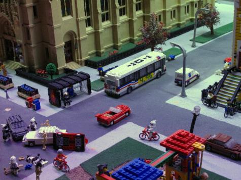 LEGO traffic crash