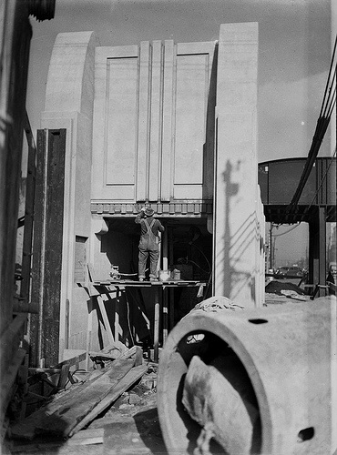Construction of Underpass, 49th & Ashland Ave., Chicago, 1930\'s