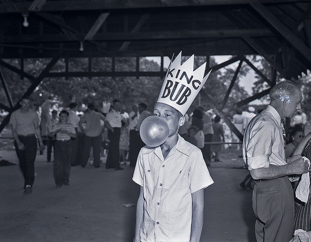 King Bub, Bubble Blowing Champion, Brookfield, IL., USA, 1950\'s