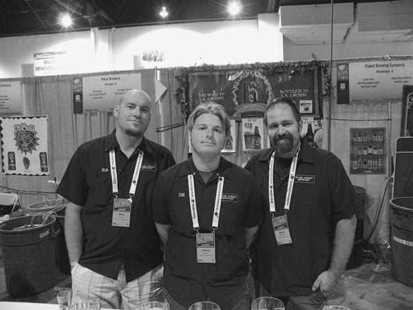 The brewing team from Pearl Street Brewing in La Crosse, WI. the beers are worth a road trip.