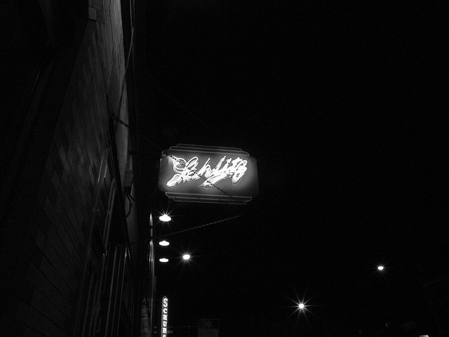 Schubas at night. From yours truly.