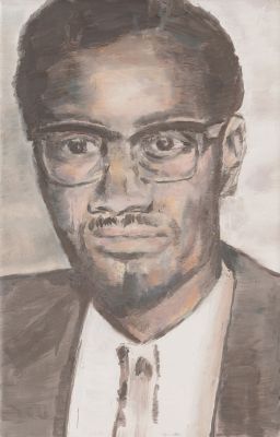 \"Lumumba\" 2000; oil on canvas; 24 3/8 x 18 1/8 x 7/8 in. (61.9 x 46 x 2.2 cm); The Museum of Modern Art, New York, fractional and promised gift of Donald L. Bryant Jr., 2002; Â© Luc Tuymans;  courtesy David Zwirner, New York