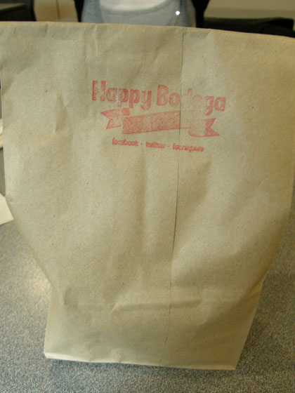 Brown Bag Lunch from the Happy Bodega