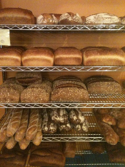 Fresh Baked Loaves at Flourish Bakery