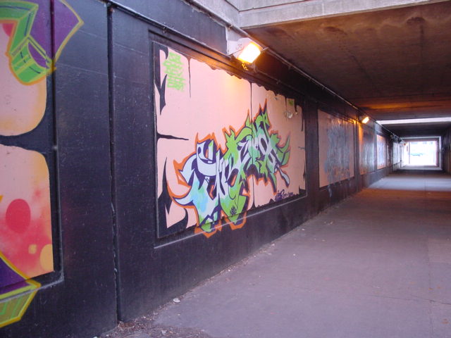 Until a couple years ago, this viaduct looked more like a graffiti art gallery...