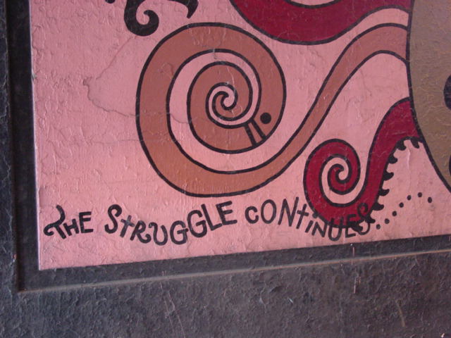 \"The Struggle Continues\" by Favianna Rodriguez.