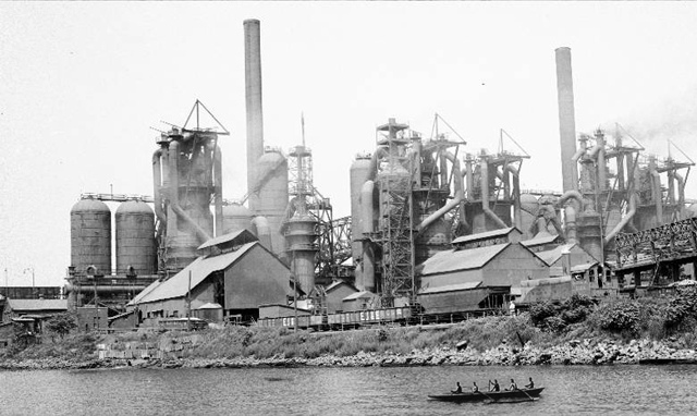 When he wasn\'t working or taking care of his family, Haoa \"Hank\" Noelani found escape in photography. Jim says that the shallow, warm waters off the plant were excellent for fishing, and here we can see a Little Hawaii smelt expedition in front of U.S. Steel, thought to be from the 1930\'s.