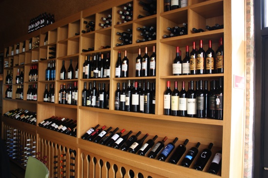 694 has a large retail wine selection.