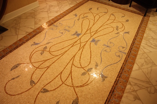 The entryway floor of the Penthouse.