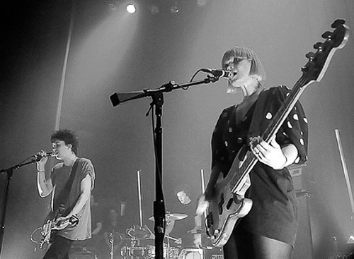 The Raveonettes at Lincoln Hall on April 6, 2011.