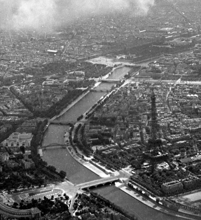 Like any tourist in Paris, I photographed the Eiffel Tower. Except I happened to be on my first bombing mission that long ago May 3.