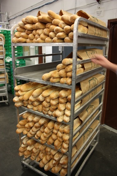 Baguettes, ready to go to stores.