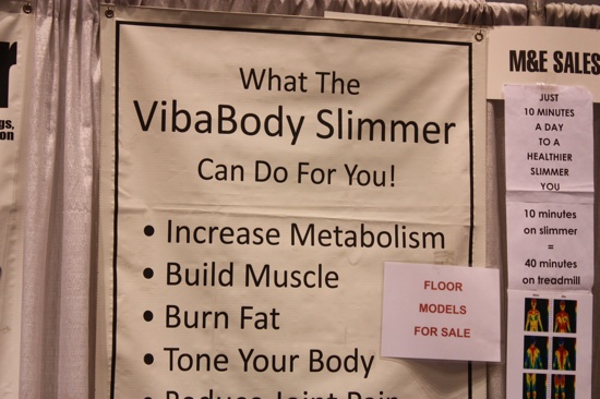 What CAN\'T the VibaBody Slimmer do?  Well, anything to do with food or restaurants, for one.
