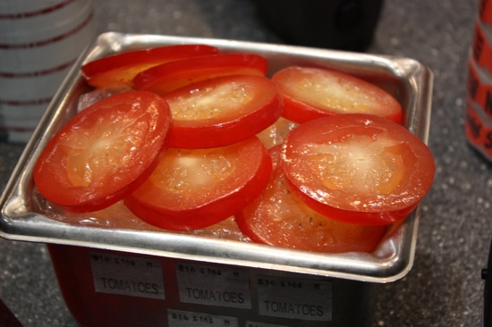 If a chef\'s prep area had tomatoes like this, we\'d call the health inspector.