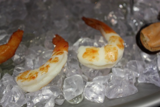 This is taking it to another level - not just fake shrimp, but fake ice.