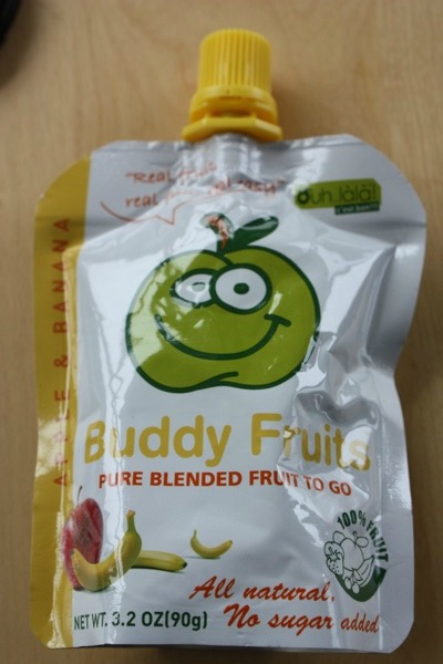 Buddy Fruit, the GoGoSqueez of 2011.  If you don\'t know what we\'re talking about, look back at previous entries.