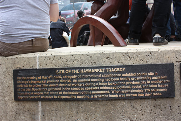 Haymarket Square marker.